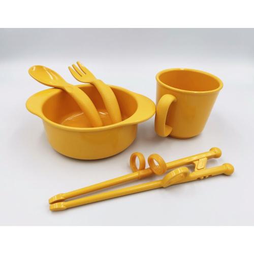 Compostable High-quality Cornstrach Training Tableware Set