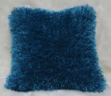Polyester Shaggy Mix Yarn Cushion