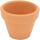 Pot terracotta 1 1 1/2 inci dengan lubang saliran