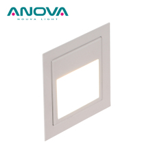 IP20 Recessed Square LED Stair Light - 68mm Mini Wall Light