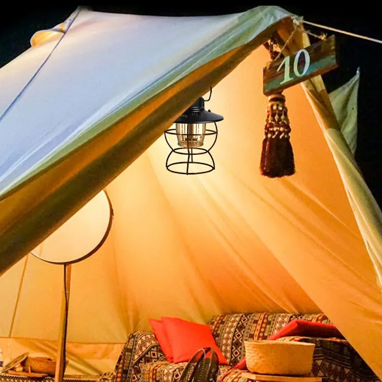 Waterproof LED Camping Lamp with USB Charging for Outdoors