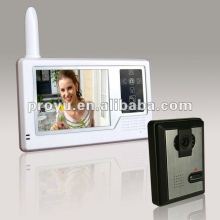 Wireless 3.5 Inch Color Display Multi Apartments Video Intercom System