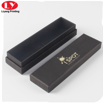 Жесткая черная коробка картонной коробки для украшений