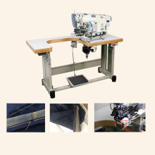 Industriële Denim Kledingstuk Bodem Hemming Machine Chainstitch