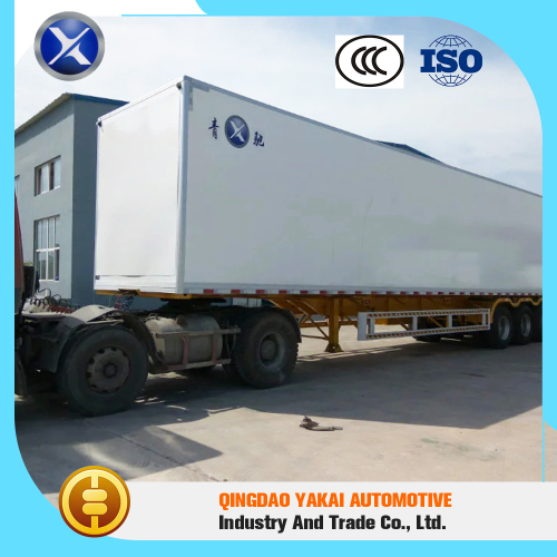 Beautiful Appearance Pass CCC semi-refrigerated refrigerator truck trailer for sale