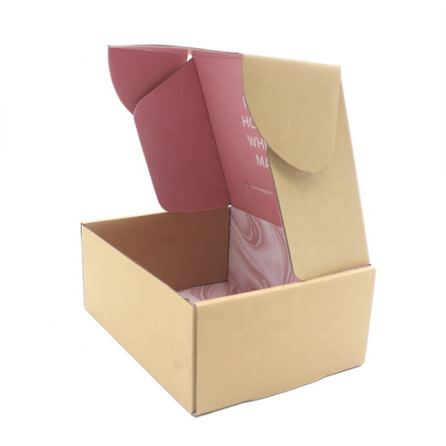 Scatole per mailette per equipaggiamento personalizzate di abbigliamento cartaceo biodegradabili