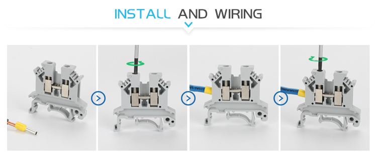 Screw Connection Din Rail Terminal Block