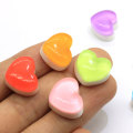 Nouveau charme en forme de coeur Cabochon Flatback perle pour artisanat fait à la main décoration enfants jouet ornements perle charmes