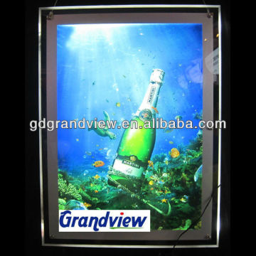 super thin advertising led display photo frame