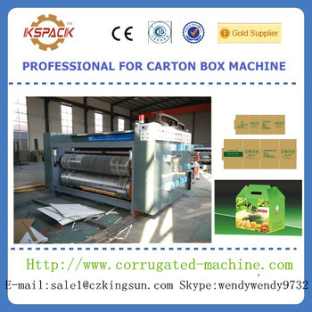 corrugated packaging machine for cardboard boxes