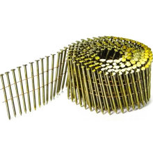 Wholesale Big Head Coil Nails: 15 Degree Wire Welded Screw Shank Pregos Clavos Wood Pallet Nails