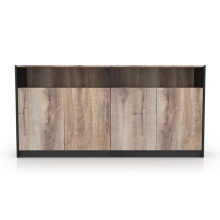 Ready Stock OEM/ODM Factory Manufacturing Wooden Low Credenza Filing Cabinet for Home Office Furniture