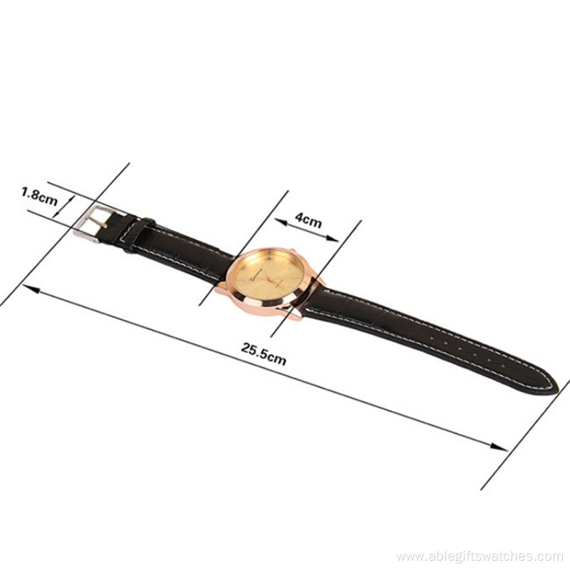 New Fashion Women Retro Leather Bracelet Wristwatch