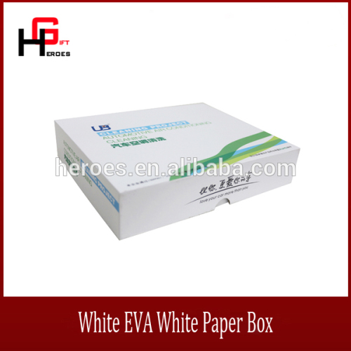 Trade Assurance Luxury Customized Packaging White EVA White Paper Box