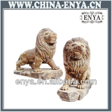 Lion Garden Statues
