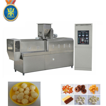 Inflating snacks food production extruder equipment processing line