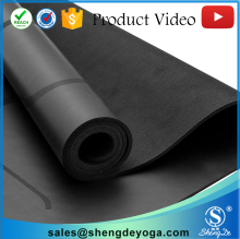 4mm Premium Black PU Yoga Mat Drop Shipping