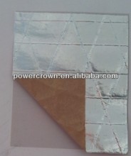 fire retardant aluminium foil/insulation aluminium woven foil heat insulation material