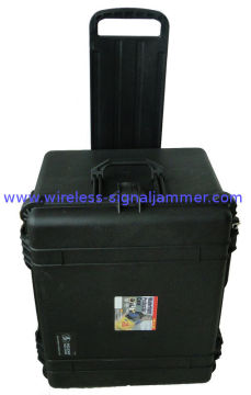 ?? ?? ?? Weatherproof Trolley Type Portable Military Vip Bomb Jammer / Cell Phone Signal Jammer Tg-vip Mb1.0