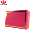 Design completo oro Stamping Hot Red Box