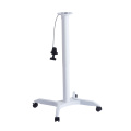 Gas Lift Height Adjustable Table Base With Wheels