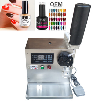 5-50ML Automatic Nail Polish Peristaltic Pump Filling Machine for Cosmetics and Essences