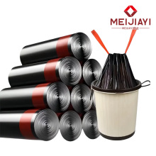 Household drawstring garbage bag