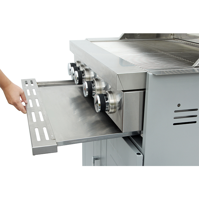 Outdoor kitchen professional BBQ gas grill