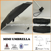 Customized Gift Craft Advertising five fold umbrella in Printing mini 5 folding umbrella with box