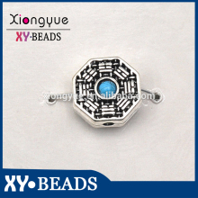 Eight Diagrams 15mm cloisonne enamel jewelry making diy