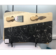 Marble cheese platter board