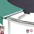Garden anti fall trampoline with safety fence