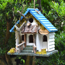 Wooden Wild Bird House for Outdoor Use - For Sale