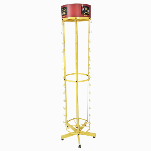 APEX Customized Beef Jerky Metal Display Stand Supermarket