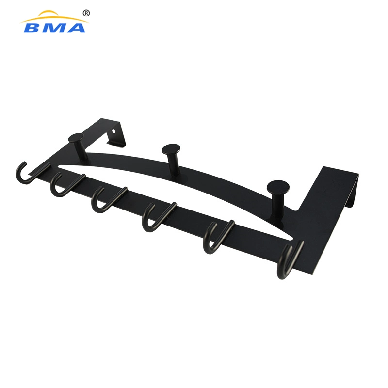 Bma Iron Towel Hanger Metal Over The Door Hook Organizer Rack