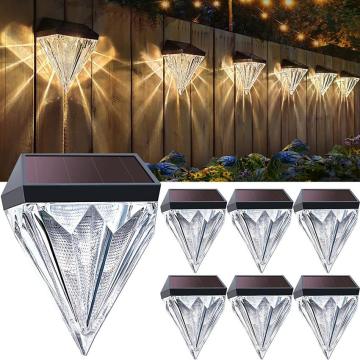 Waterproof Outdoor Solar Street Light with Diamond Design