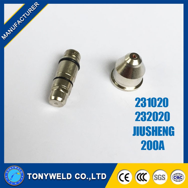 Chinese Jiusheng air plasma 231020/232020 electrode and nozzle