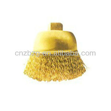 Non sparking Brass Cup Brush BRASS WIRE TWISTED CUP BRUSH