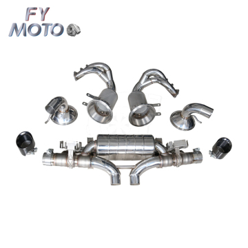 Exhaust System Manifold Downpipe with Muffler for Porsche 911 992 GT3 2021