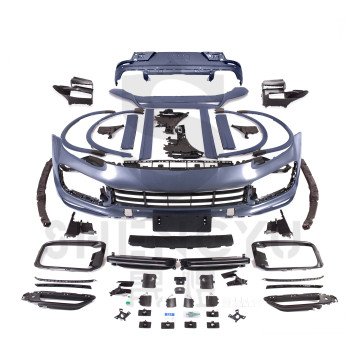 Car Spare Parts: Bumpers with Grille for 2020 Porsche Cayenne Coupe Upgrade to Turbo Coupe
