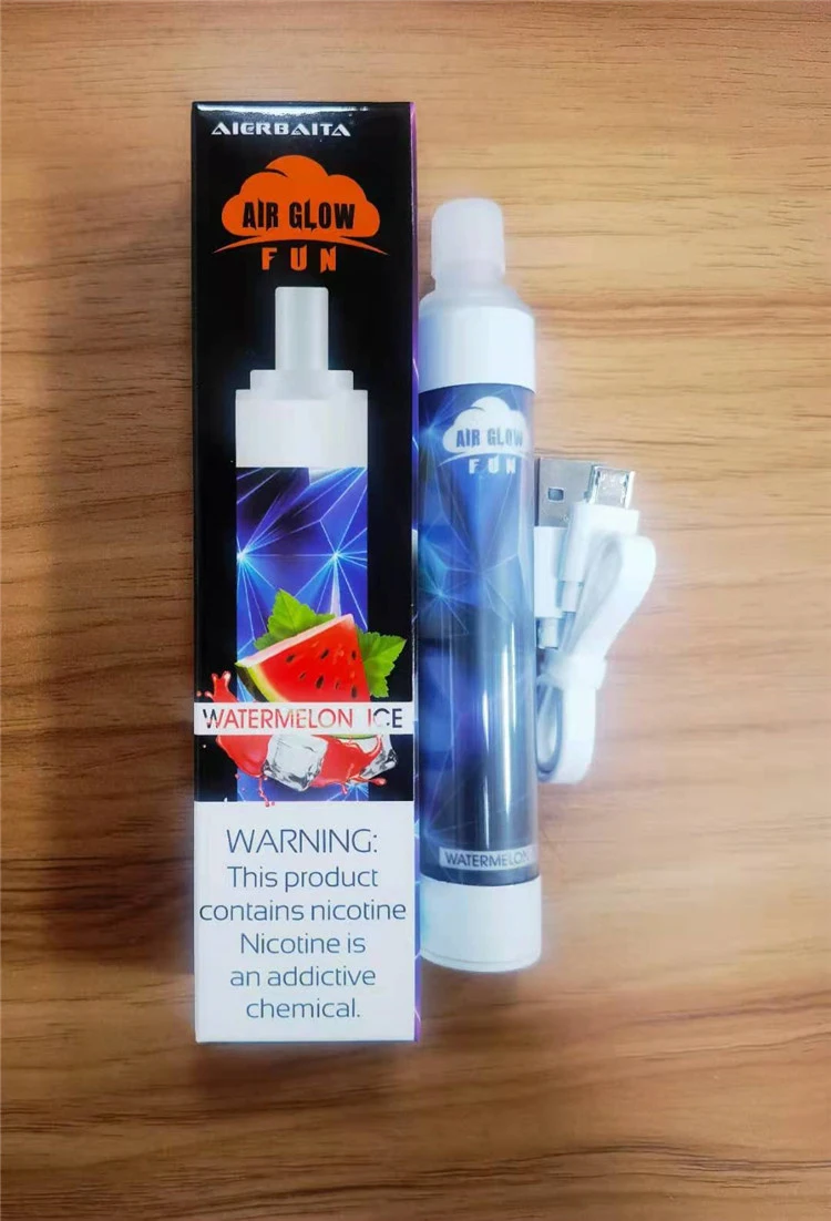 Top Quality Electronic 3000 Puffs Cigarette Air Glow Fun Lighted Disposable Vape