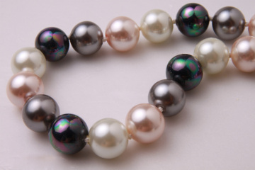 Colored Rainbow Pearl Necklace Bulk