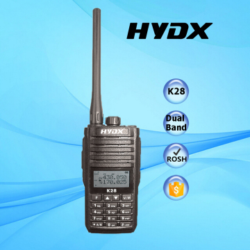 Dual Band display VHF UHF analog 2 way radio MORSE Code HYDX-K28