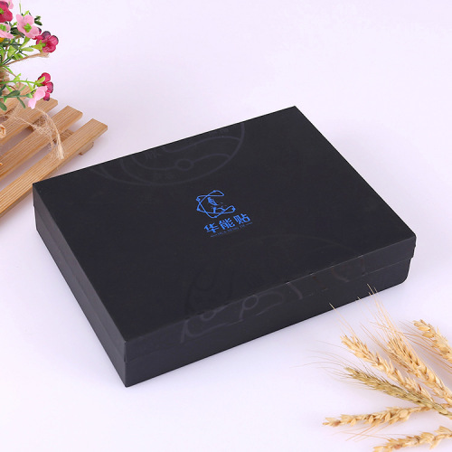 Luxury Matte Black Gift Boxes Packaging Logo