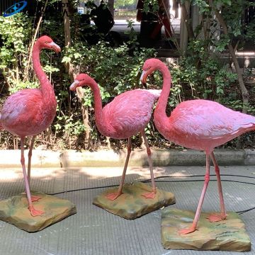 Model Robot Flamingo Hewan Animatronik