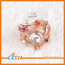 New Rose Gold Crystal Women's Finger Ring Wholesale