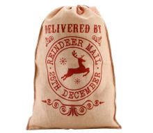 Wholesale Cheap Hessian Christmas Santa Sack Gift Bags