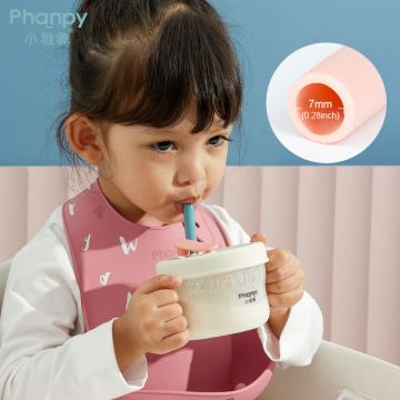 Sippy Snackbecher aus lebensmittelechtem Silikon Kinder Kleinkind Anti-Auslauf