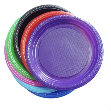China Cheap Colorful Disposable Plastic Plates