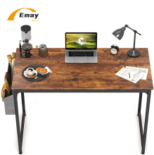 Simple Home Office Desk with Storage, Bag Hook, and Earphone Holder